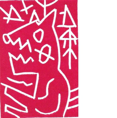 Bad Dog (linocut) - Green Block Gallery