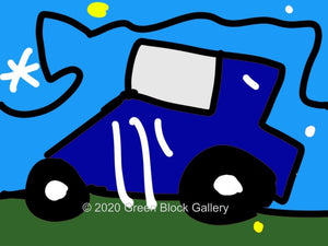 Blue Van - Green Block Gallery