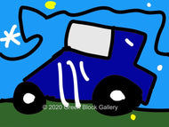Blue Van - Green Block Gallery