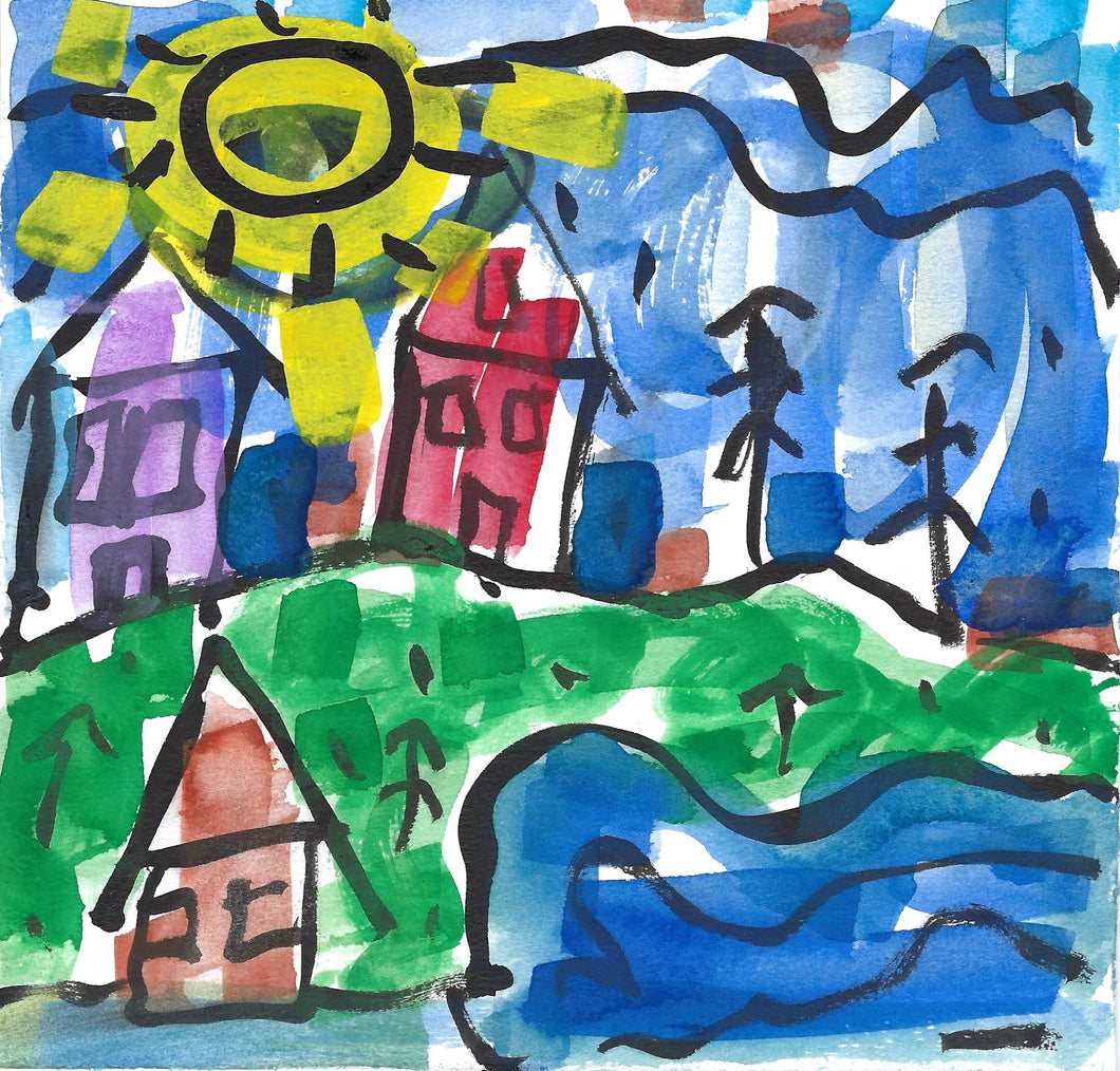 Chasing Away a Storm - Green Block Gallery