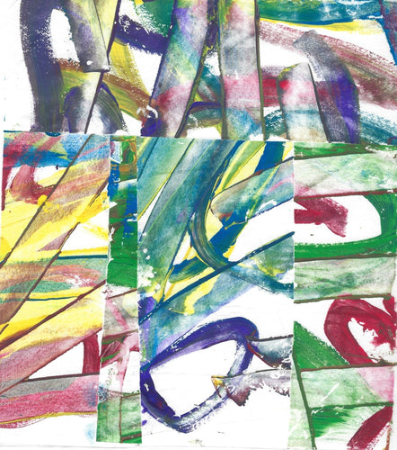 Collage Print 12 - Green Block Gallery