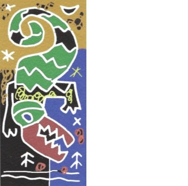 Crocodile (digital) - Green Block Gallery