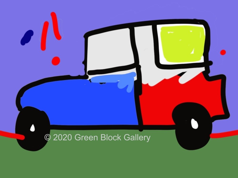 Family Car - Green Block Gallery