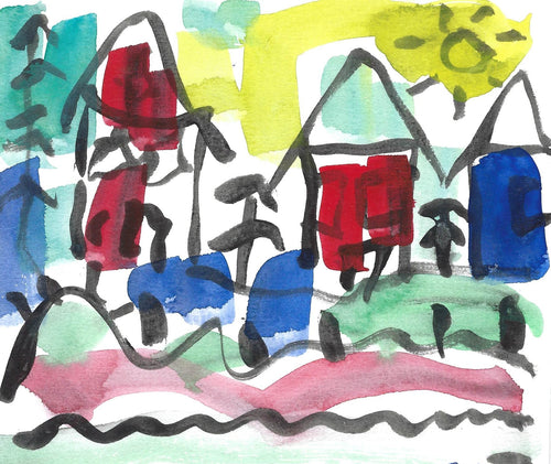 Flash of Sunlight - Green Block Gallery