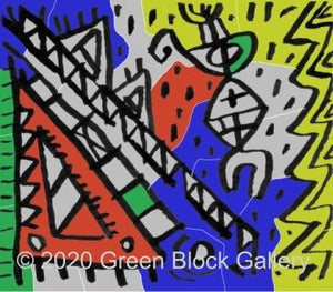 Go Happy - Green Block Gallery