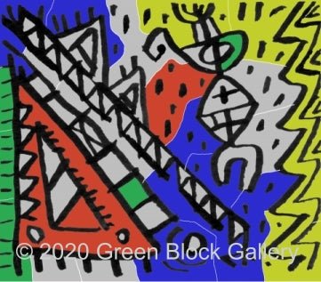 Go Happy - Green Block Gallery