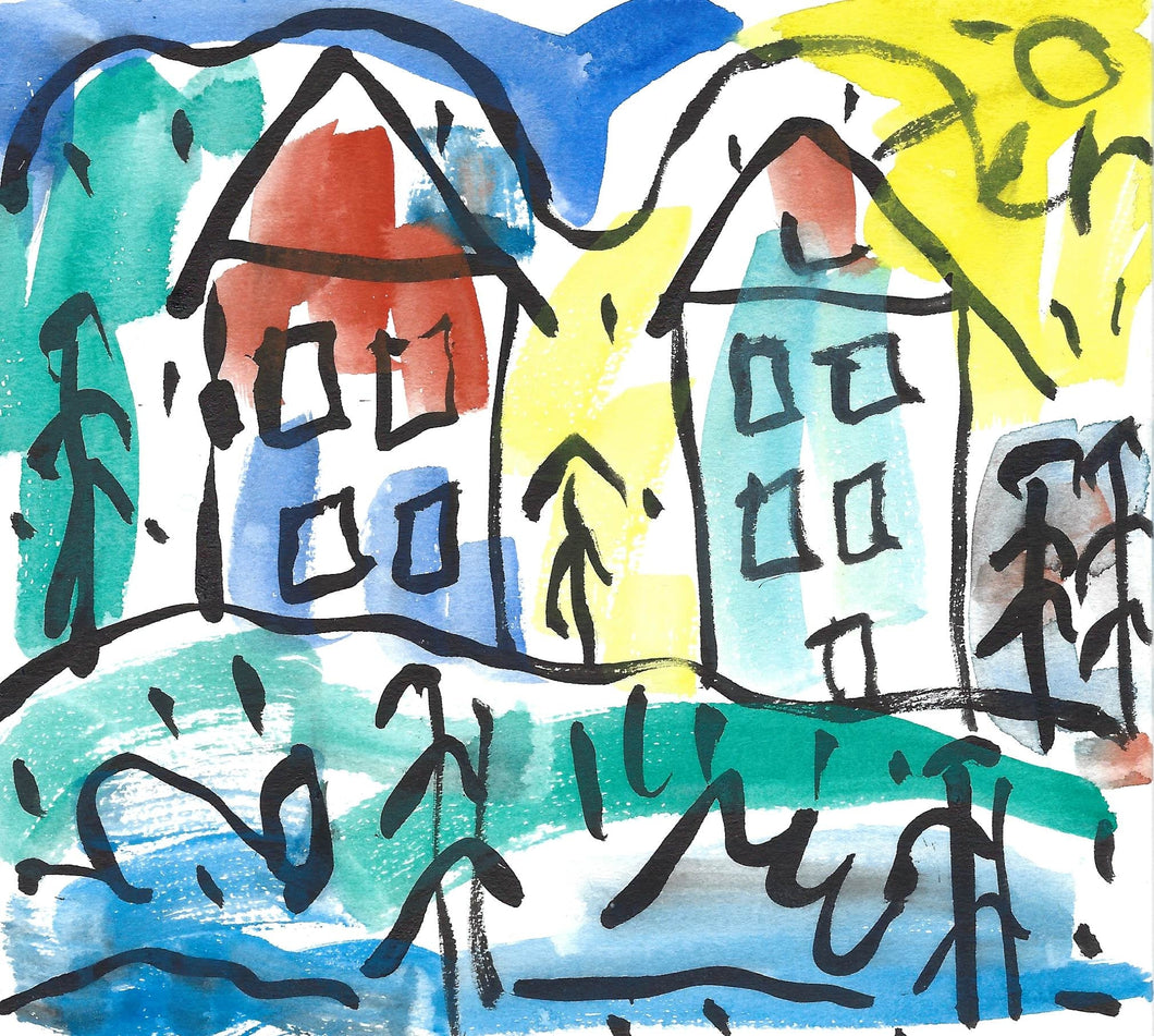 Tall Houses - Green Block Gallery