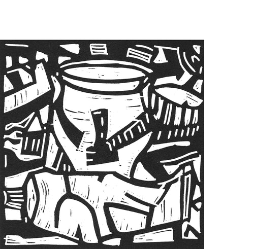 Titanium White - Green Block Gallery