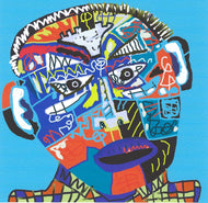 Untitled Face 2 - Green Block Gallery